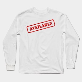 Available stamp Long Sleeve T-Shirt